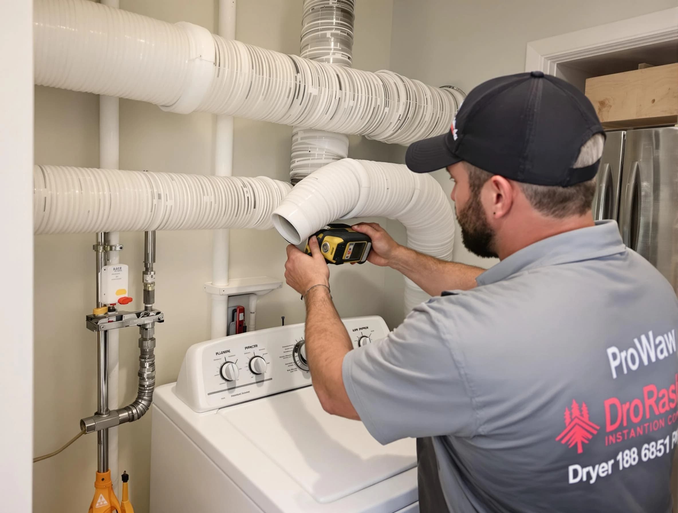 Professional dryer vent hose installation by Montevallo Dryer Vent Cleaning in Montevallo