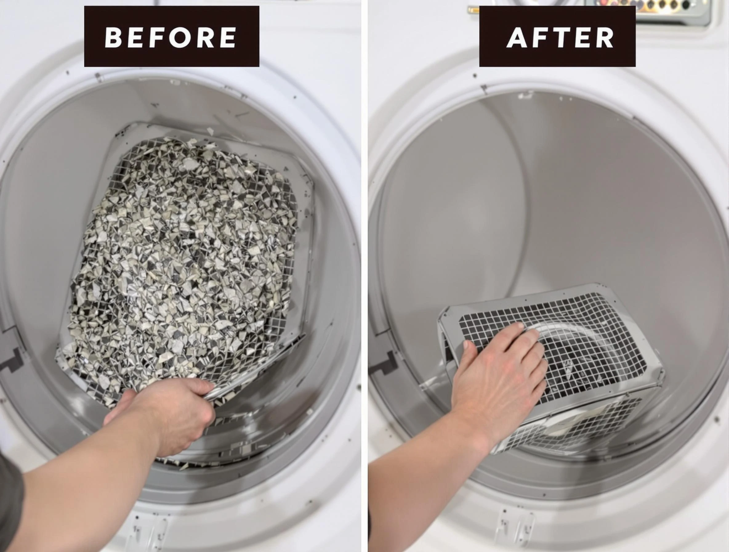 Professional lint trap cleaning by Montevallo Dryer Vent Cleaning in Montevallo